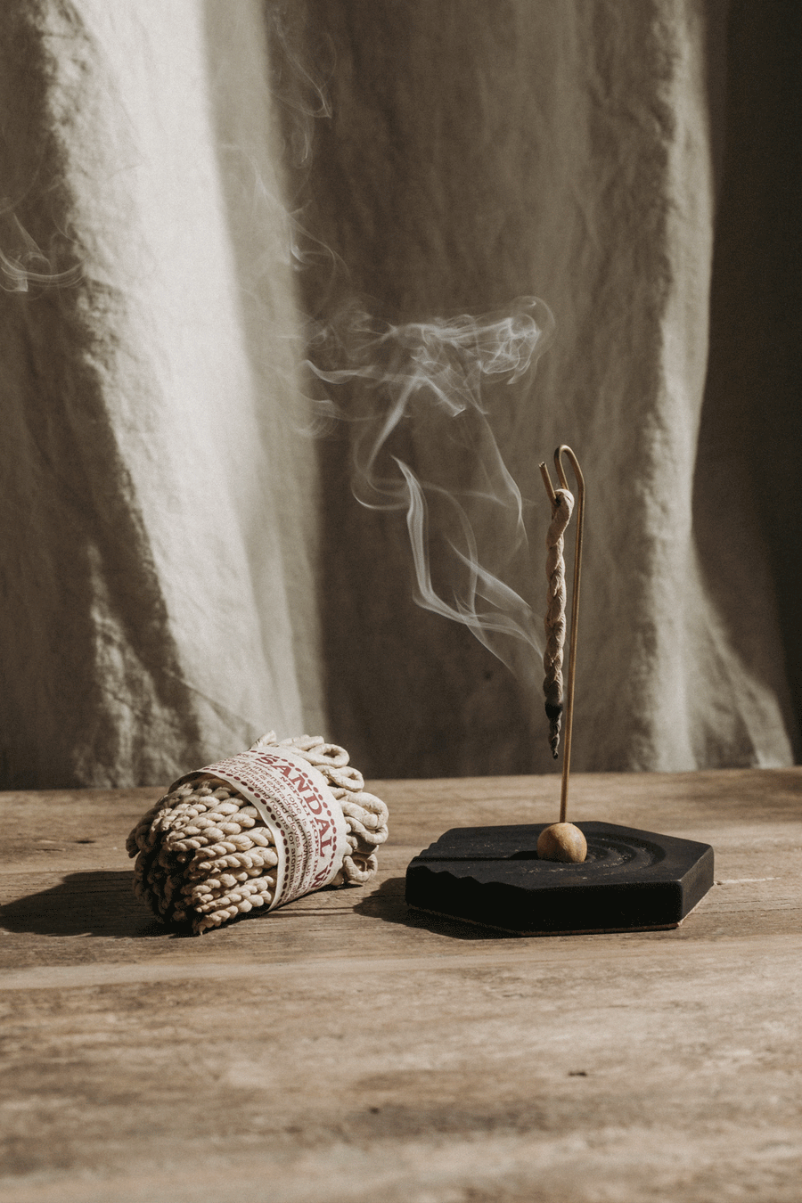Shaman Market Objects Black / FINAL SALE Spikenard Nepali Rope Incense