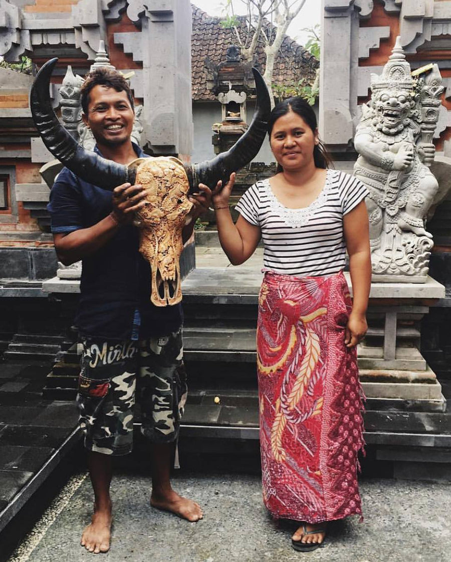 Bali Bones The Water Temple Balinese Skull
