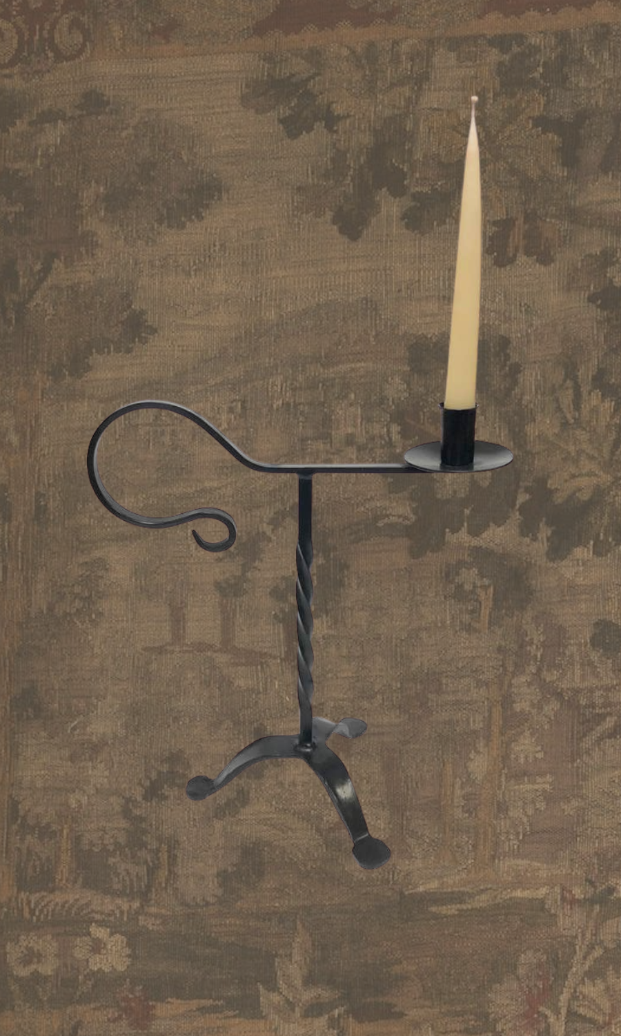 Madison Bay Co. - Distinctive Historical Home Décor & Gifts Objects Twisted Iron Chamberstick