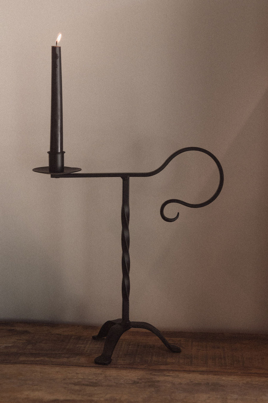 Madison Bay Co. - Distinctive Historical Home Décor & Gifts Objects Final Sale / Wrought Iron Twisted Iron Chamberstick