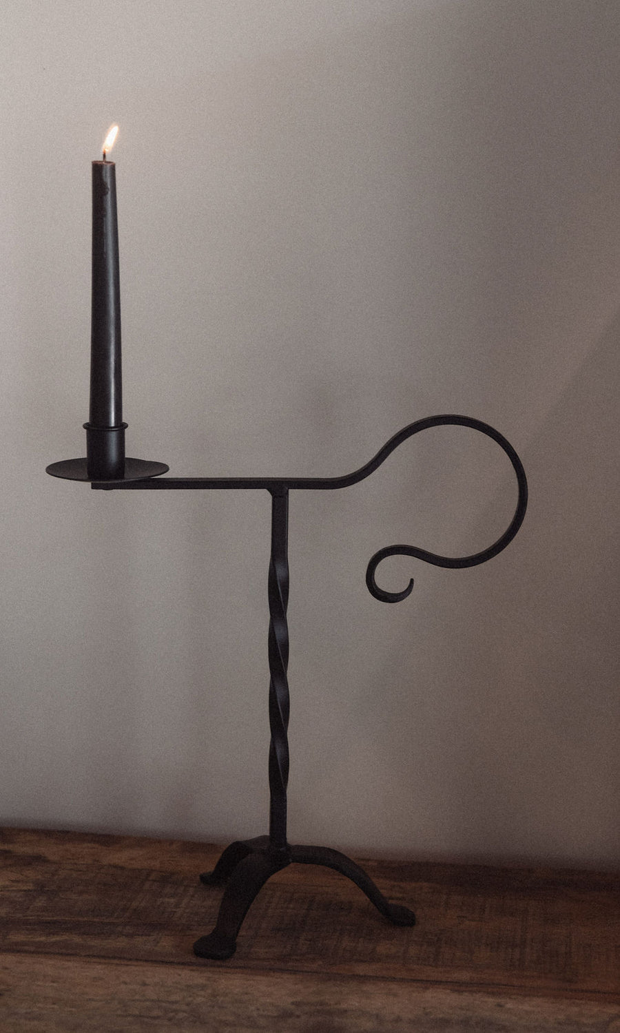 Madison Bay Co. - Distinctive Historical Home Décor & Gifts Objects Final Sale / Wrought Iron Twisted Iron Chamberstick