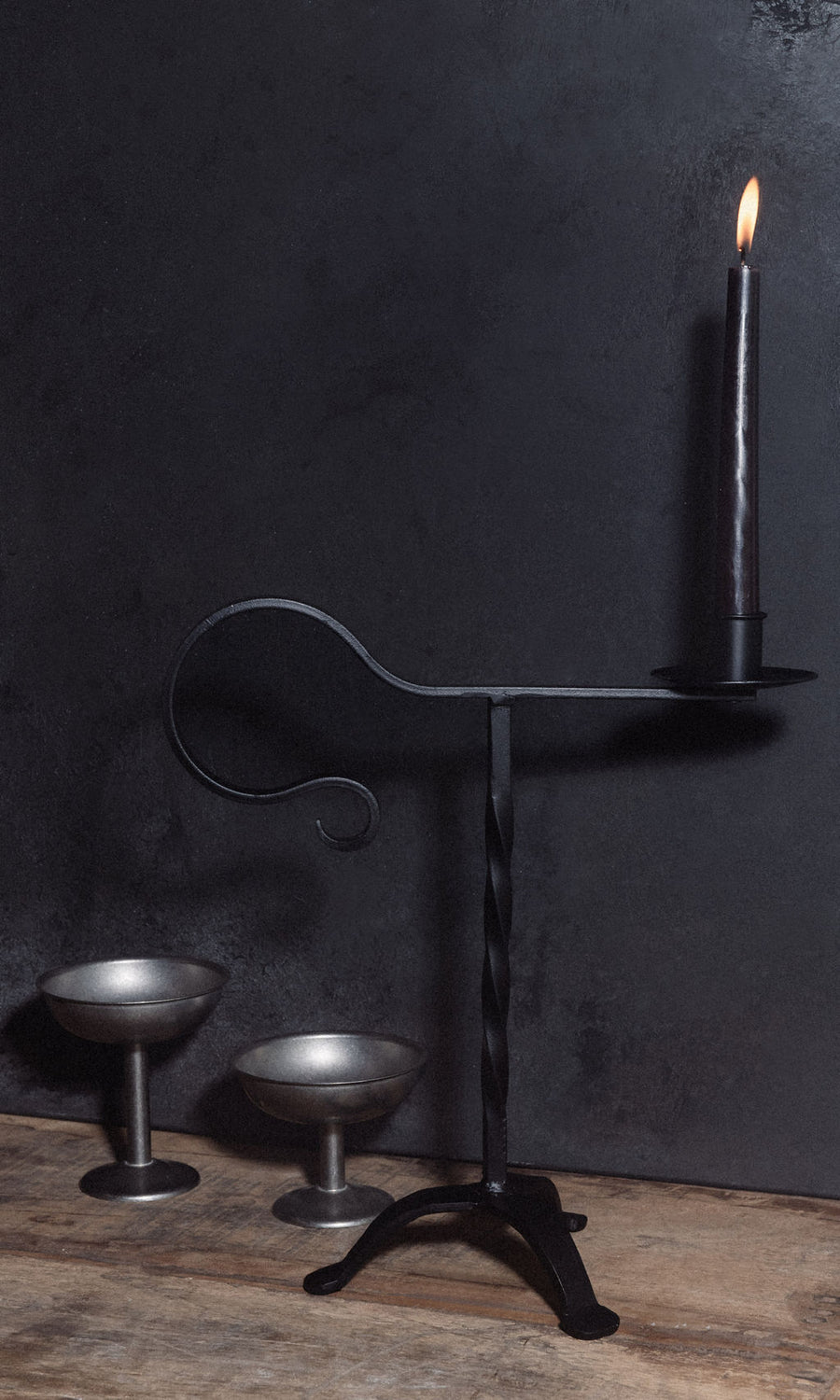 Madison Bay Co. - Distinctive Historical Home Décor & Gifts Objects Final Sale / Wrought Iron Twisted Iron Chamberstick