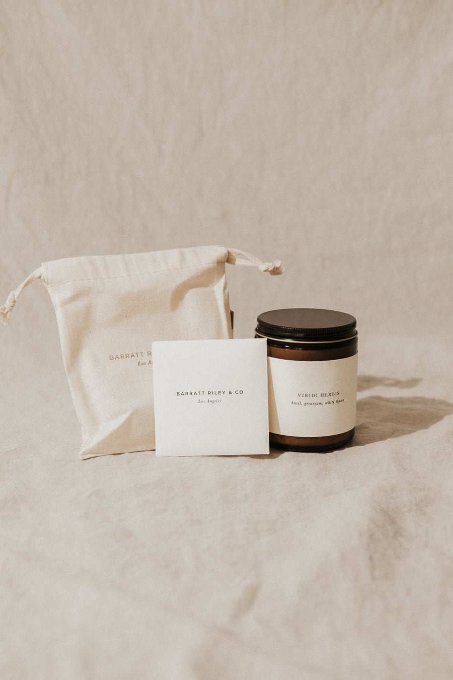 Barratt Riley & Co Objects 7 oz / Viridi Herbis / FINAL SALE Botanical Candle