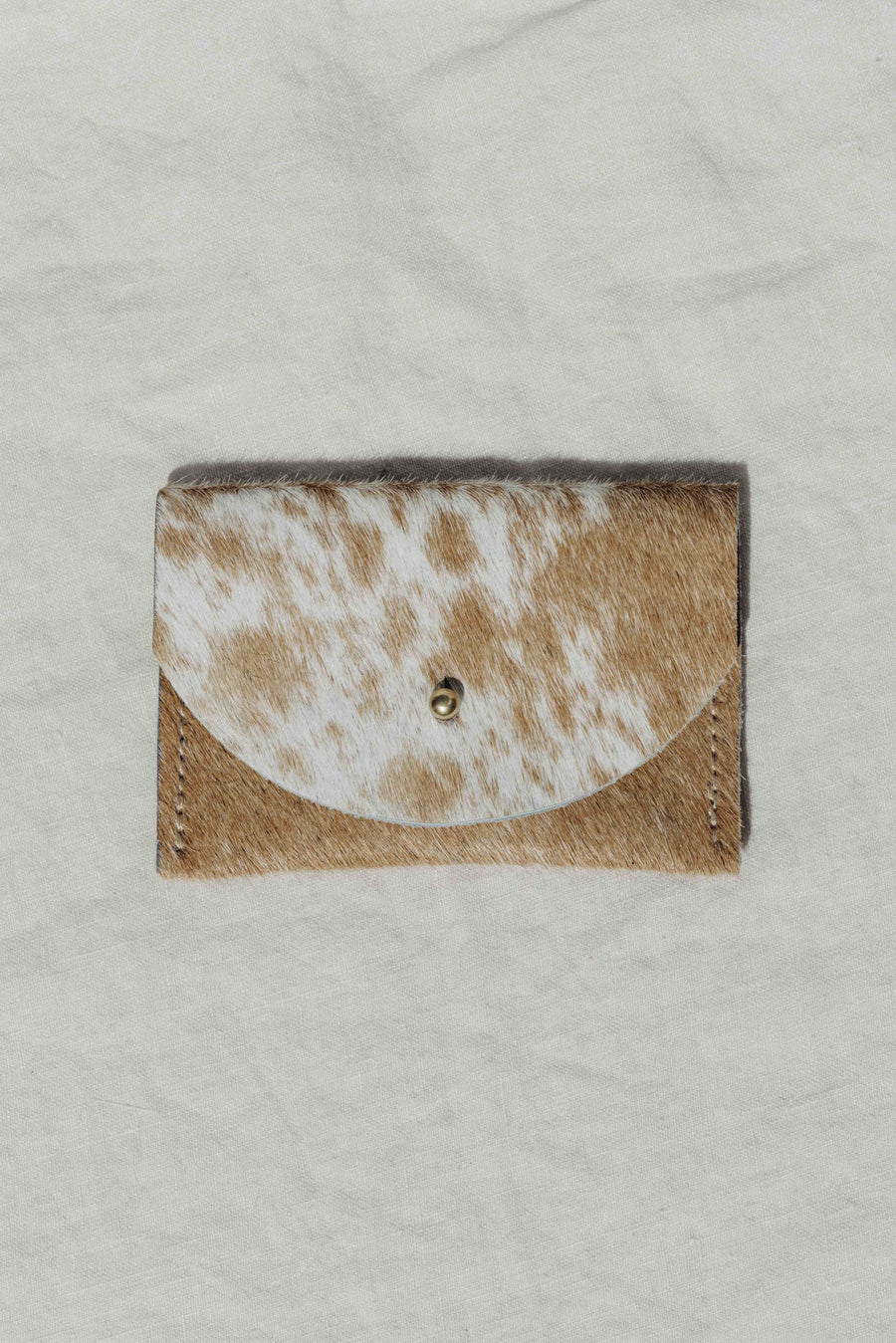 Primecut Objects Caramel Speckled Hair on Hide / FINAL SALE Wildside Leather Wallet