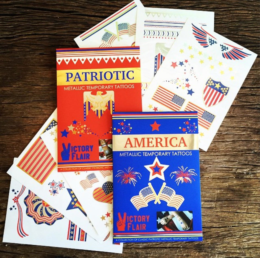 Child of Wild sale 4th of July Temp Tats - 2 Pack