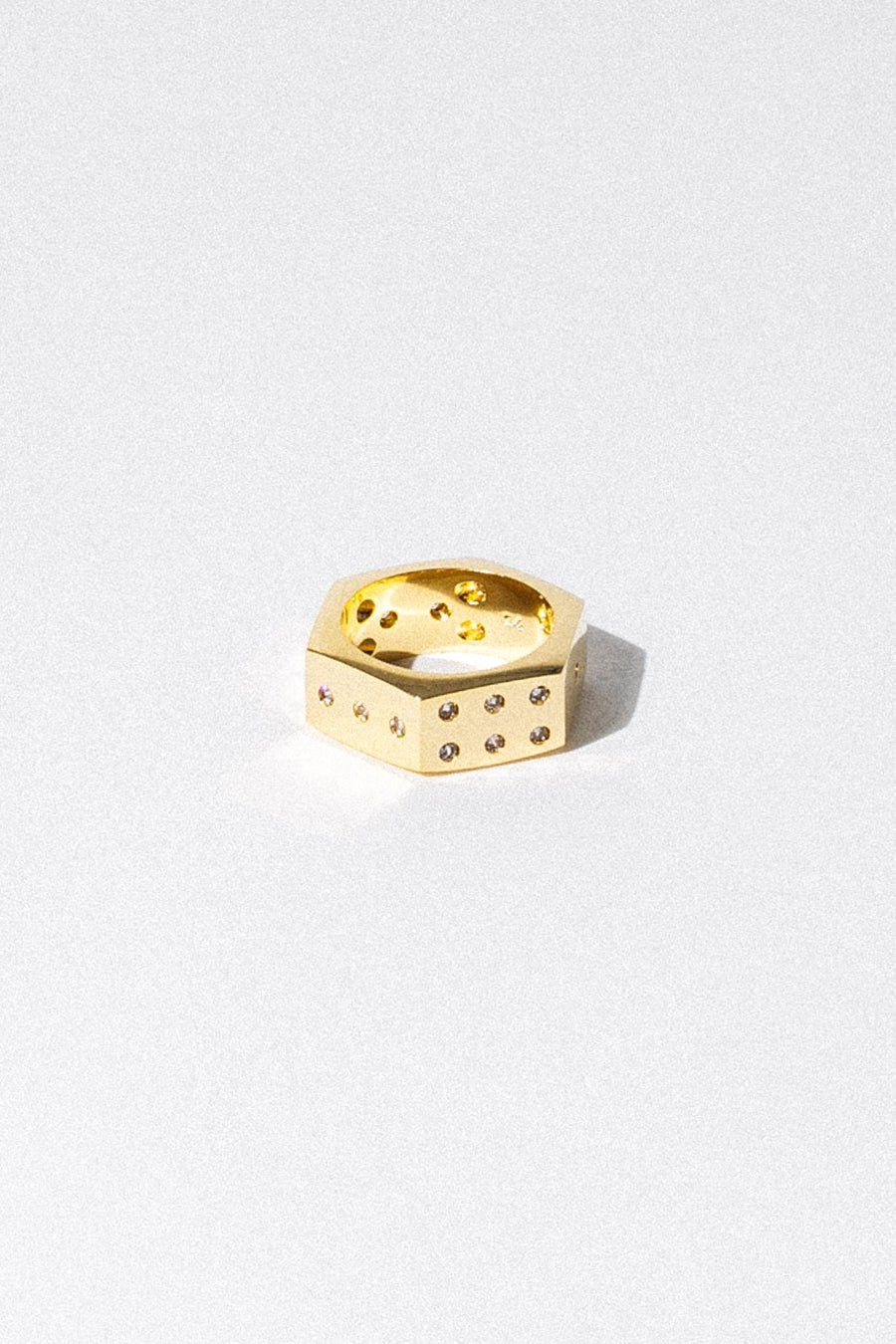 Dona Italia Jewelry Gold / US 6 Lucky Ace Unisex Ring