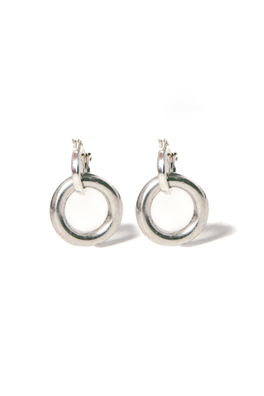 Child of Wild Jewelry Silver Orb Chain Earrings
