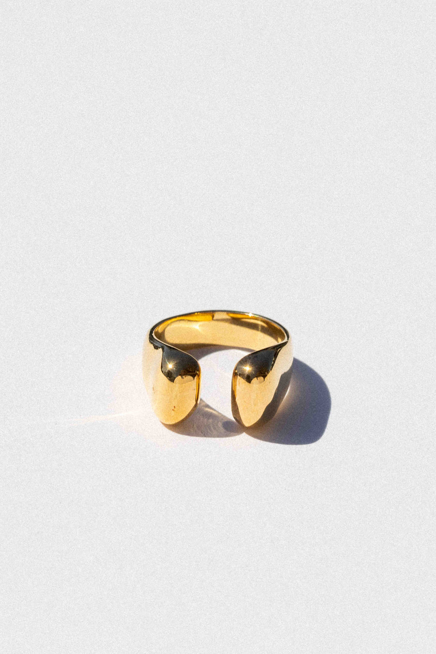 Erea Jewelry 24k Gold Plated / US 6 Split Ring